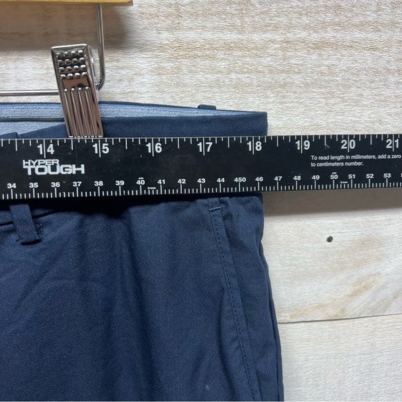 Nike Pants Men 38x30 Blue Dri Fit Straight Leg Chino Casual Workwear Office Golf - Picture 9 of 11